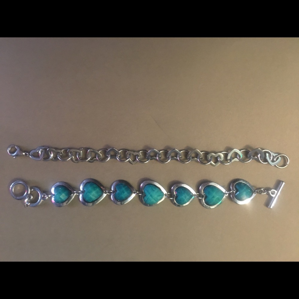 2 heart bracelet